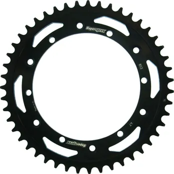 Řetězová sada pro motocykl Řetězová rozeta SUPERSPROX RFE-853:47-BLK černý 47 zubů, 520