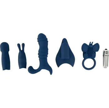 Vibrátor Magic Shiver Bullet Set, bullet vibrátor s 5 nástavci