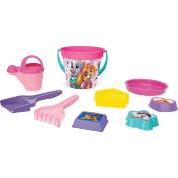 Hra na zahradu Wader Sada do písku 9 ks - Paw Patrol - růžová