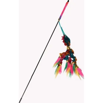 Hračka pro kočku Karlie Hračka škádlítko pro kočky s ocásky 46cm