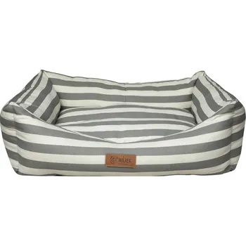 Pelíšek pro psa HPF Pelech MAKARON S - VR10 proužek šedý šedý proužek S