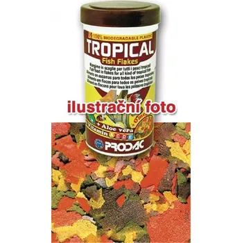 Krmivo pro rybičky Prodac Tropical Fish Flakes - univerzální krmivo, 100ml/20g