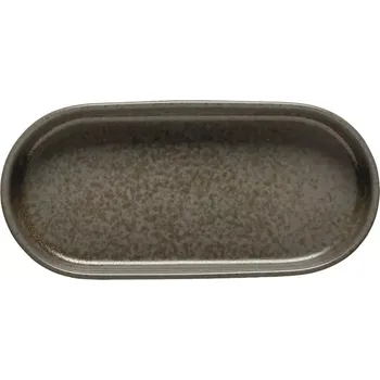 Talíř Talíř oválný Costa Nova Redonda 21,2x9,8 cm, hnědý