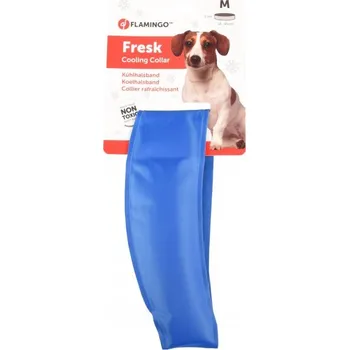 Obojek pro psa Flamingo Chladící obojek pro psy modrý M 28-36cm