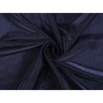 Úplet dekorační s lurexem, barva 4 modrá tmavá