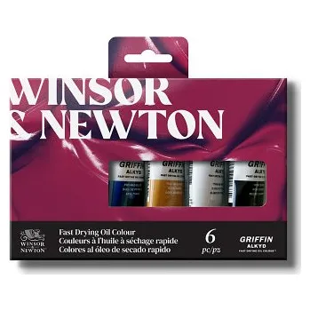 Olejová barva Sada olejových barev Griffin Alkyd 6x37ml (Sada olejových barev Griffin Alkyd 6x37ml)