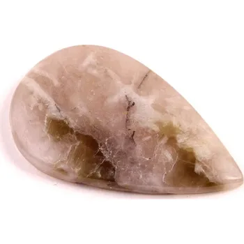 Přírodní kámen Kabošon Albite Lepidolite č.5544 (45x28x5mm)