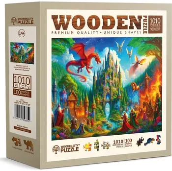 Puzzle Dřevěné puzzle Fantasy Zámek 1010 dílků