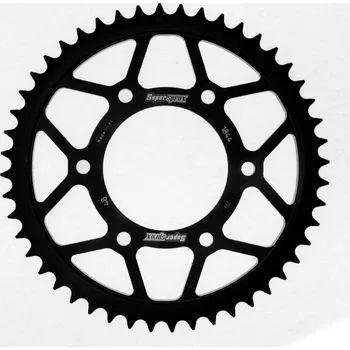 Řetězová sada pro motocykl Řetězová rozeta SUPERSPROX RFE-1844:48-BLK černý 48 zubů, 428