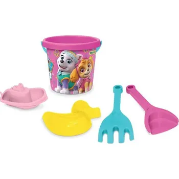 Hračka na písek Wader Sada do písku IML - 5 ks - Paw Patrol - růžová malá