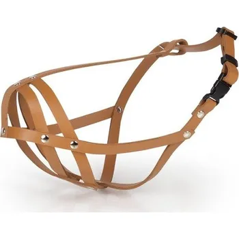 Náhubek pro psa Náhubek kožený Fr. buldoček č.7