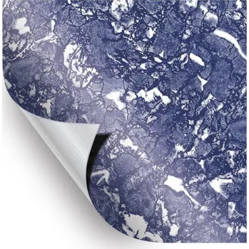 AVfol Decor - Blue Marmor, 1,65m šíře, 1,5mm, 25m role