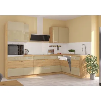 Kuchyňská linka Stolarz-Lempert Kuchyňská linka Artisan cappucino lesk - Sestava 5
