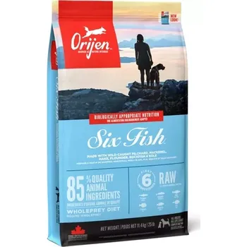 Krmivo pro psa ORIJEN Six Fish 2 x 11,4 kg