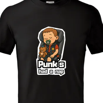Pánské tričko Tričko Pro nejmenší | Dětské tričko Punk´s had a nap