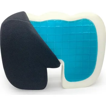 Cestovní polštářek Antidekubitní podsedák s gelovým povrchem - tmavě šedý