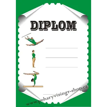 Gymnastika diplom A4 č.12