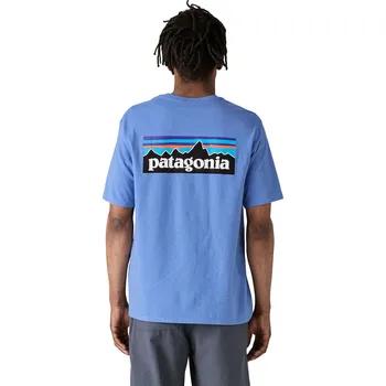 Pánské tričko Tričko Patagonia M's P-6 Logo Responsibili-Tee abundant blue XL 2025 - Odesíláme do 24 hodin