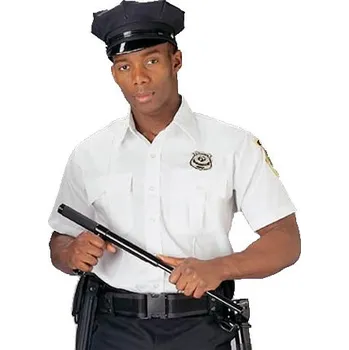 Pánská košile Košile POLICIE A SECURITY krátký rukáv BÍLÁ M - Není skladem