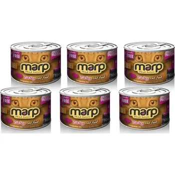 Krmivo pro kočku Marp Turkey konzerva pro kočky s krůtou 6x200g
