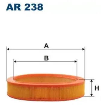 Vzduchový filtr FILTRON Vzduchový filtr AR 238