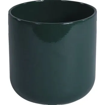 Obal na květináč Obal na květináč keramický Natalya Ø13,5 x 12,6 cm zelený