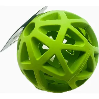 Hračka pro psa Děrovaný míč zelený 9 cm