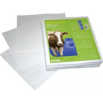 Chov hospodářského zvířete Kerbl utěrky SUPER na vemeno, pratelné, 50 ks, 27 x 29 cm 34 x 37 cm