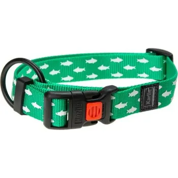 Obojek pro psa Karlie Obojek ASP Mix&Match zelený motiv Žralok L/XL 45-65cm 25mm