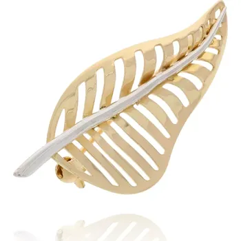 Brož Zlatá brož lístek