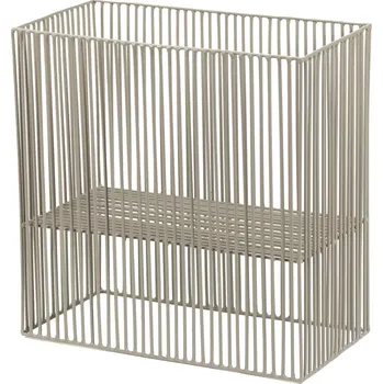 chlebník Košík SERAX Metal Sculptures 15x30 cm, šedá