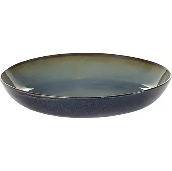 Talíř Talíř hluboký SERAX L 23,5 cm, kouřově modrá / tmavě modrá