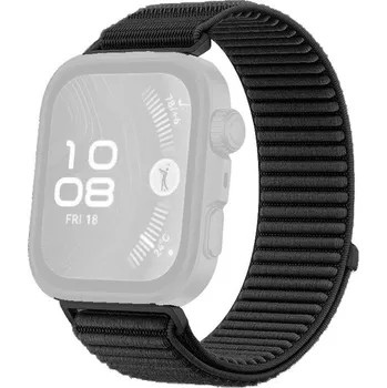 Řemínek na hodinky Nylonový řemínek Ricardo (pro Huawei Watch Fit 3, 4, 4 Pro), černý