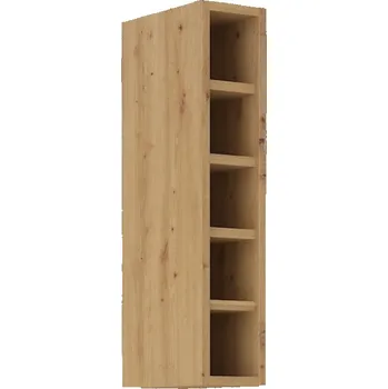 Stolarz-Lempert Kuchyňská skříňka Artisan bílý lesk - horní policová 15 G-72 OTW