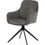 AUTRONIC Židle jídelní DCH-P3174 GREY2, 180° otočný mechanismus