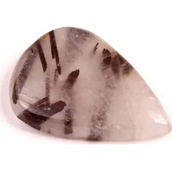 Korálek Kabošon Black Rutile č.2135 (34x24x7mm)