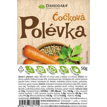 DAMODARA POLÉVKA - ČOČKOVÁ instantní 50g