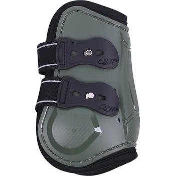Koňské kamaše Zadní kamaše QHP Champion, olivová, Pony