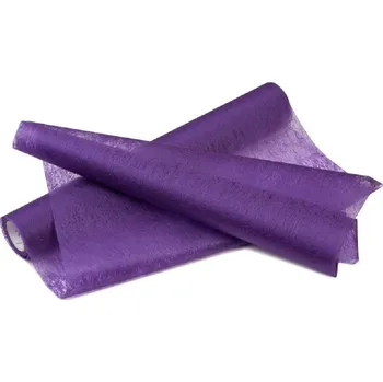 Party dekorace Netkaná textilie 50 cm/10 m fialová