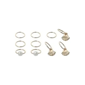 Solida vlasové piercingy s perlemi & mušlemi Doplňky do vlasů