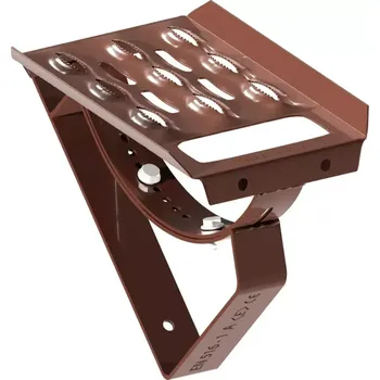 KROKSET UNI - Stoupací nášlapný SET do neprofilované střešní krytiny, hnědá