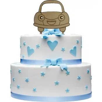 Dortová svíčka Dortový zápich Auto s očima