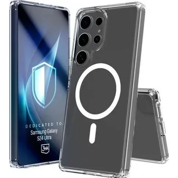Pouzdro na mobilní telefon 3mk ochranný kryt Armor Magcase pro Samsung Galaxy S24 Ultra 5903108658614