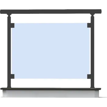 Zábradlí HK Zábradlí rovné E1HRC-2 1000x1000 C