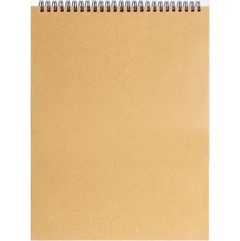 Trhací blok bez linek 265 x 375 mm Spirálová vazba nahoře Blok na kreslení a poznámky Čisté listy Pevný papír Výtvarný blok