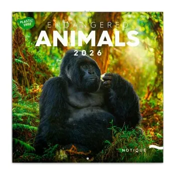 Kalendář Poznámkový kalendář Ohrožené druhy 2026