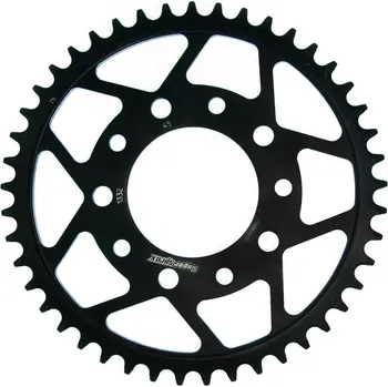 Řetězová sada pro motocykl Řetězová rozeta SUPERSPROX RFE-1332:45-BLK černý 45 zubů, 525