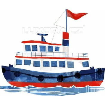 Nášivka Nažehlovačka Loď výletní - 12 x 10 cm
