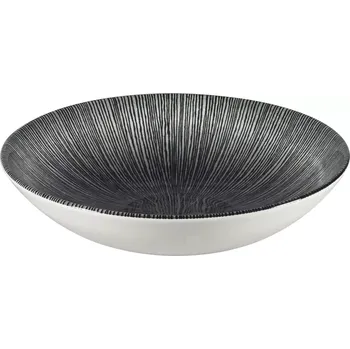 Talíř CHURCHILL Agano Černý hluboký talíř, coup, ø: 182 mm