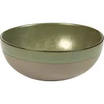 Miska SERAX Surface L 300 ml, šedá / zelená